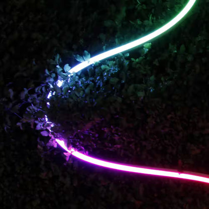 16 Ft. Smart Wi-Fi RGBW 120V Plug-In/12V Neon Flex Integrated LED Outdoor Rope Light Works Alexa/Hey Google/Homekit/Siri