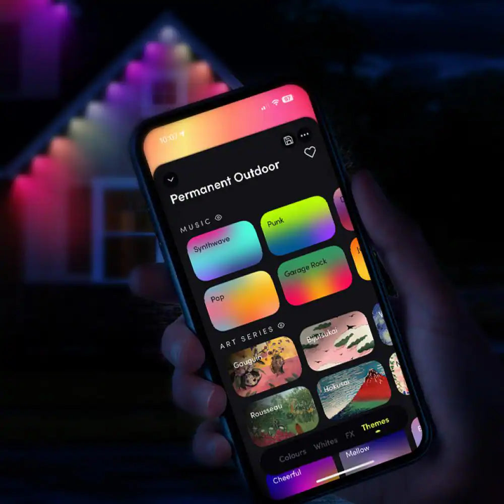 30-Light 50 Ft. Outdoor Plug-In RGB+W Integrated LED Smart Wi-Fi Novelty White String-Light Extension Set (2-Pack)