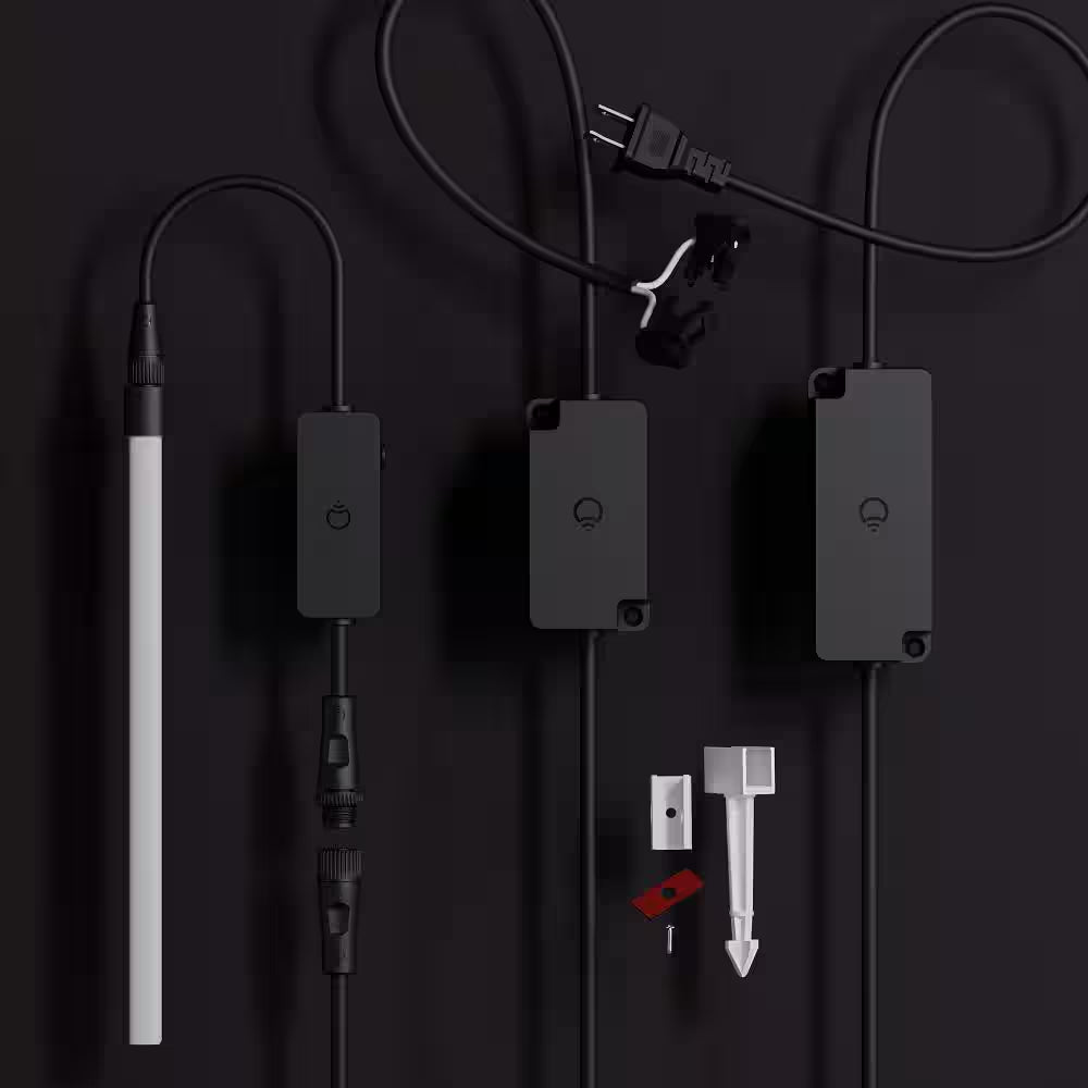 16 Ft. Smart Wi-Fi RGBW 120V Plug-In/12V Neon Flex Integrated LED Outdoor Rope Light Works Alexa/Hey Google/Homekit/Siri
