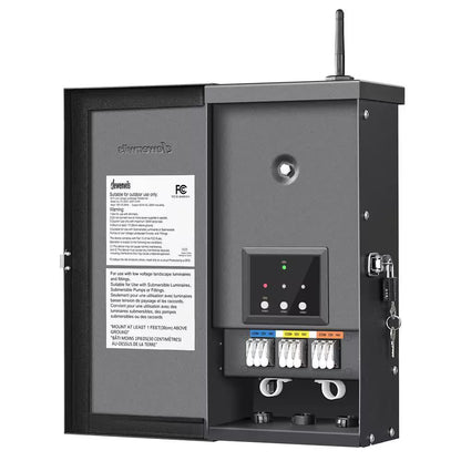 300 Wattage Wi-Fi Low Voltage Metal Landscape Lighting Transformer with 3-Zones, Compatible with Alexa&Google Assistant
