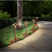 300 Lumen Low Voltage Brass LED Waterproof Outdoor Landscape Path Light and Spot Light Kit (6-Pack)